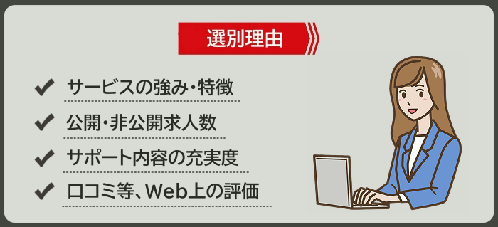 貿易事務向けにおすすめ転職サイト＆エージェントの選別理由