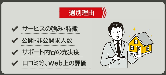 不動産業界に強いおすすめ転職サイト＆エージェントの選別理由